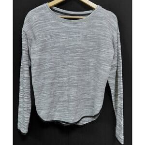 DKNY Jeans Gray Knit Sweater Solid Long Sleeve Women Size S